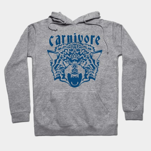 Wolf Carnivore Tattoo Hoodie by TipToeTee